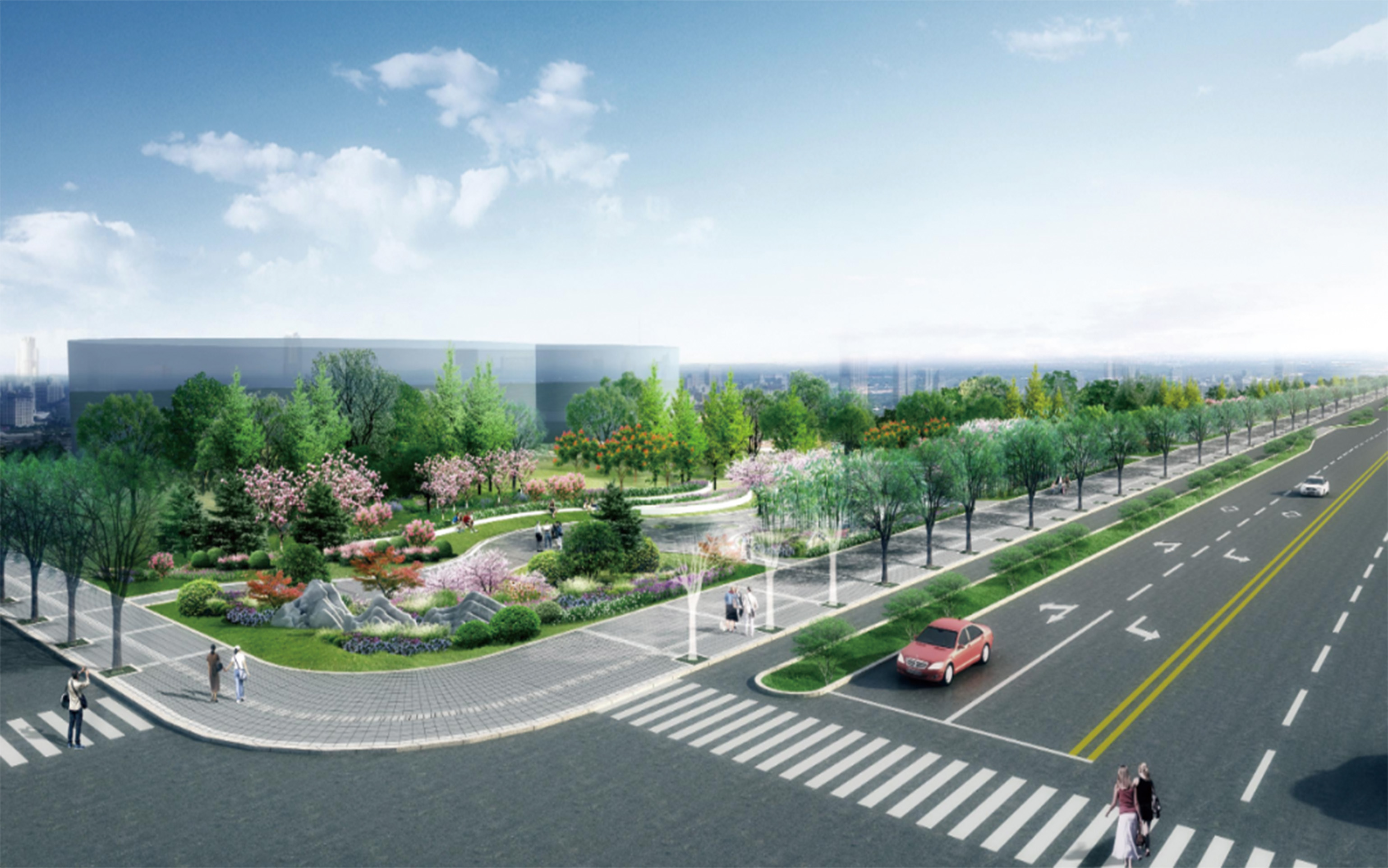 鄠邑区城区主要道路及环境景观提升星空体育中国官方网站-登录入口